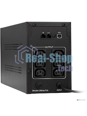 Источник бесперебойного питания ExeGate EP285517RUS SpecialPro Smart LLB-2000.LCD.AVR.C13.RJ.USB 2000VA/1200W, LCD, AVR, 6*IEC-C13, RJ45/11, USB, черный