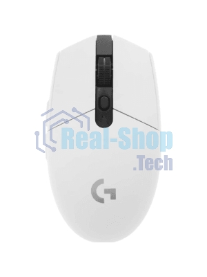 Мышь беспроводная Logitech G304 Lightspeed белый, 12000 dpi, радиоканал, USB, кнопки - 6