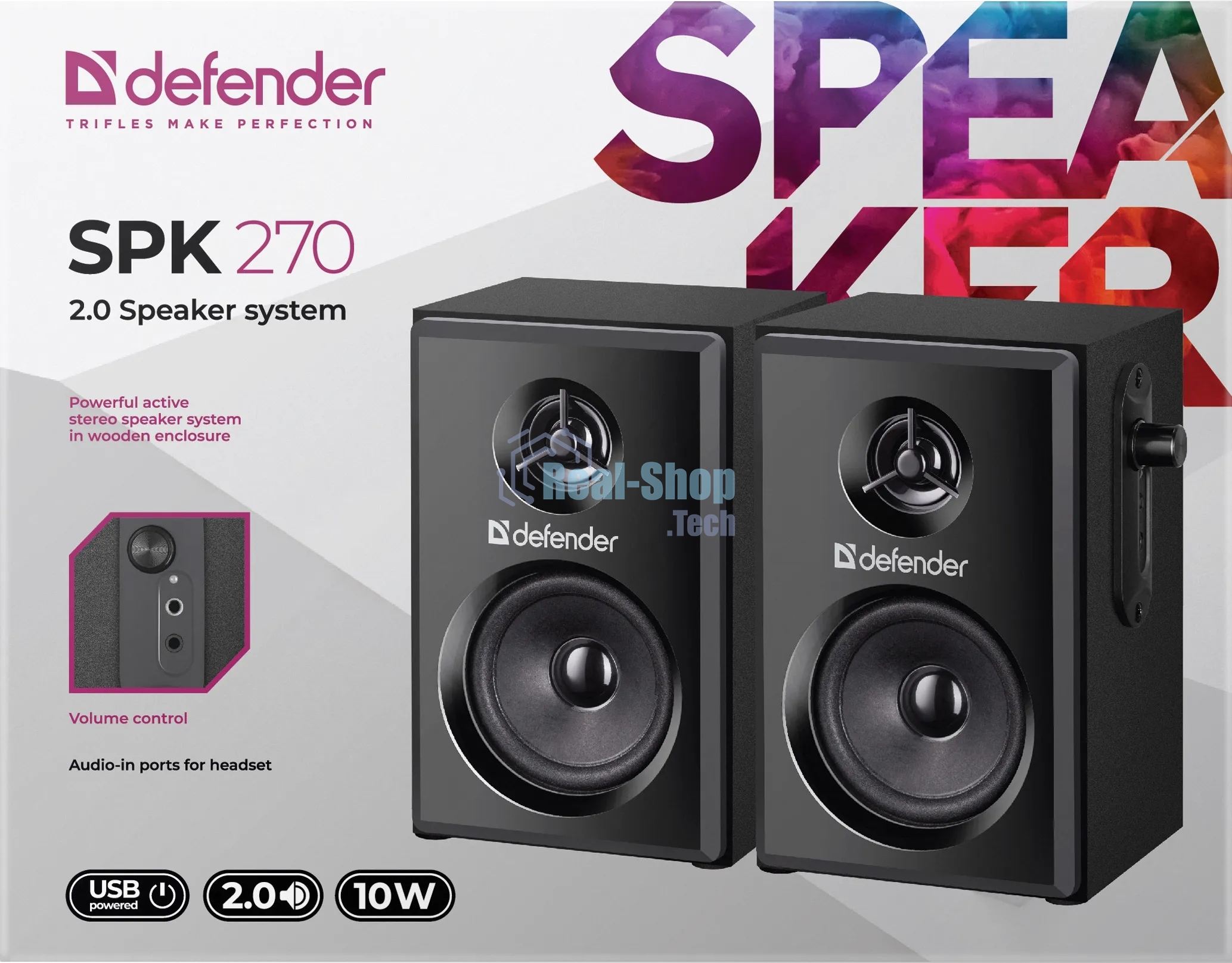 Акустическая система Defender 2.0 SPK 270