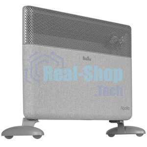 Конвектор электрический Ballu Apollo digital INVERTER Moon Gray BEC/ATI-1501 серый, 1500 Вт, 20 м2, термостат, дисплей, WiFi