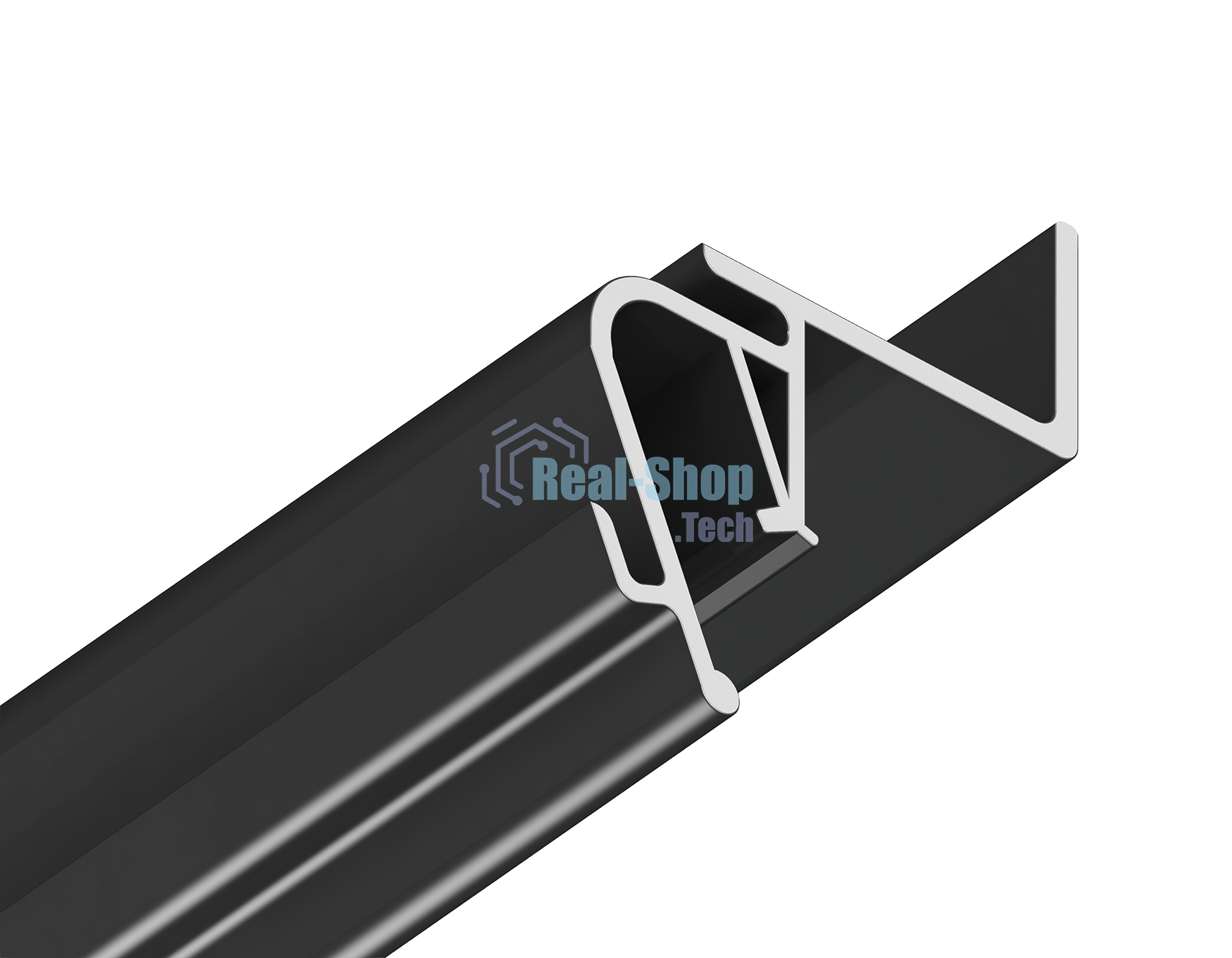 Алюминиевый профиль Ambrella light GP4100BK черный 2000*26*34