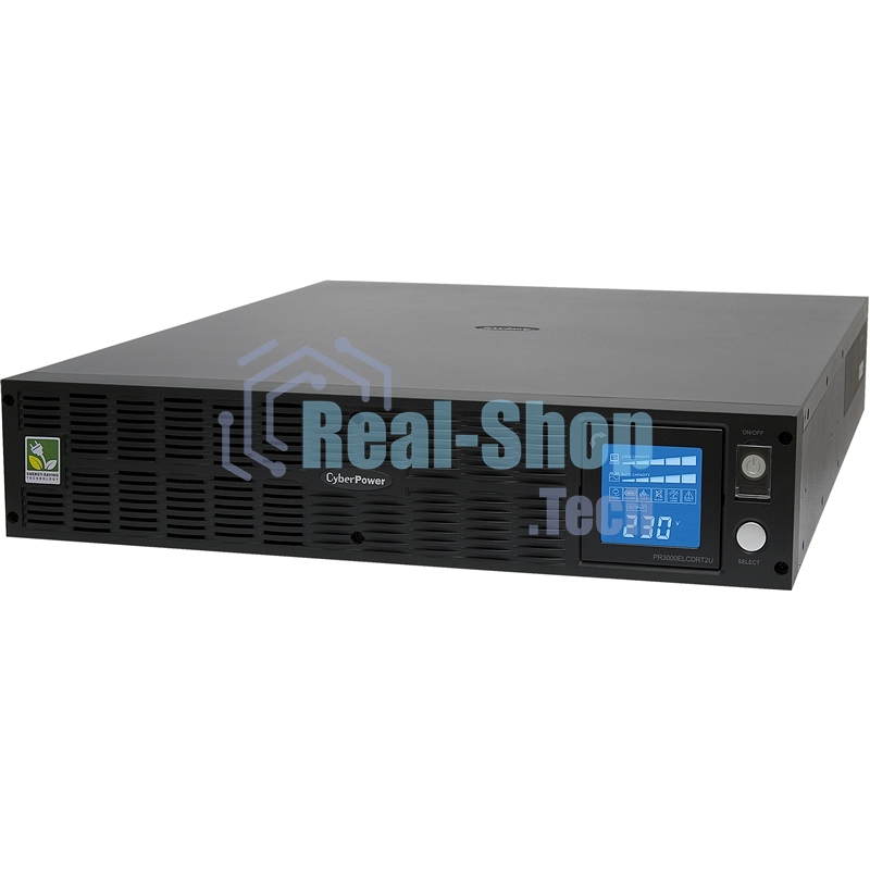 Источник бесперебойного питания CyberPower PR3000ELCDRT2U 3000VA/2700W USB/RJ11/45 (10 IEC)