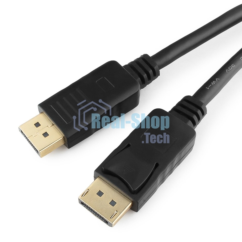 Кабель DisplayPort Gembird, 1.8м, 20M/20M, черный, экран, пакет