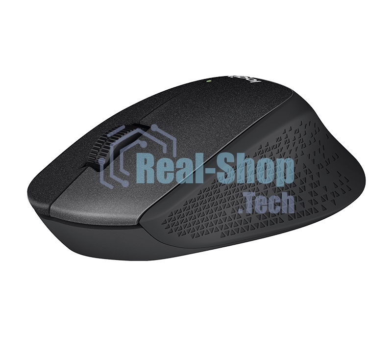 Мышь беспроводная Logitech M330 SILENT PLUS черный, 1000 dpi, радиоканал, USB, кнопки - 3