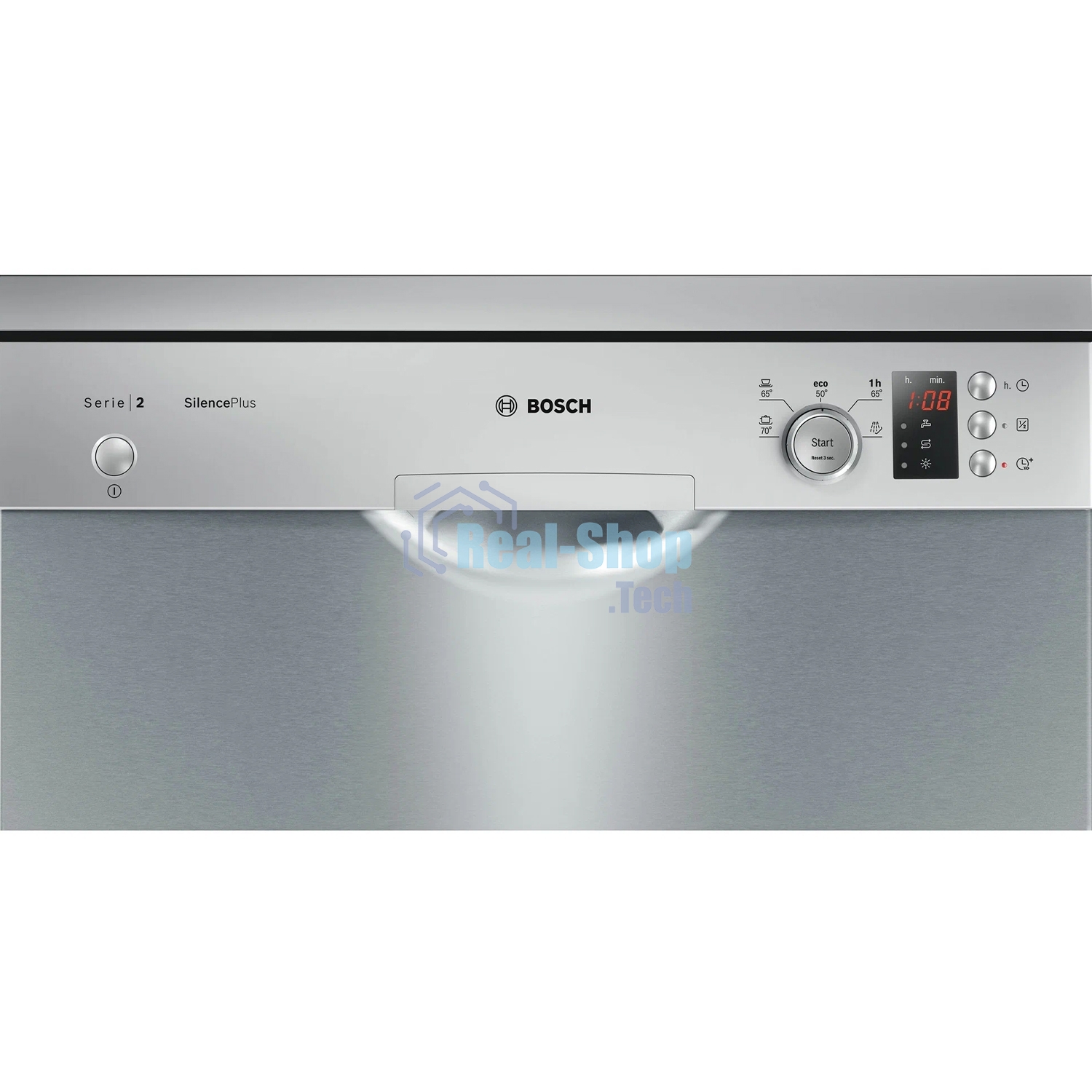 Посудомоечная машина Bosch SMS25AI05E, серебристый, 60 см, 12 компл., сушка конденсационная, 48 дБ, класс A++