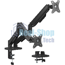 Кронштейн для мониторов Cactus CS-VM-MG-82-BK черный/белый 17