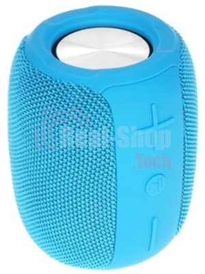 Колонка беспроводная QUMO BatteryBeats BT5.0 5Вт IP64 FM SD USB AUX подсветка 1500мА·ч синий