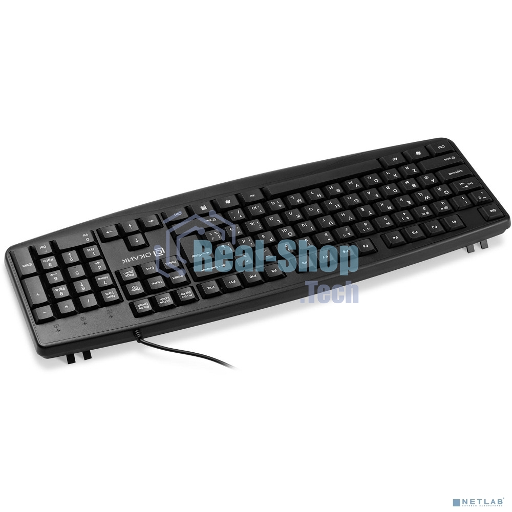 Клавиатура проводная Oklick 105M (1678092), USB, черный