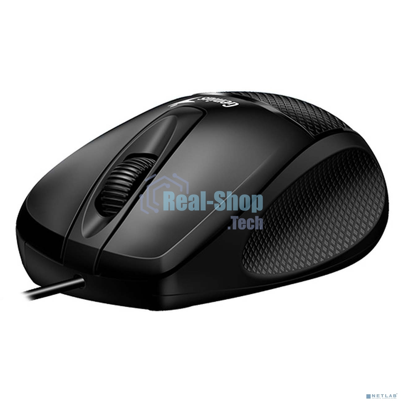 Мышь проводная Genius DX-150X черный, 1000 dpi, USB, кнопки - 3