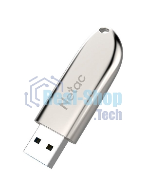 Флешка USB Netac U352 (NT03U352N-032G-20PN), 32Gb, USB 2.0, R/W 50/15, серебристый