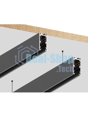Шинопровод GL1919 BK черный IP20 48V 3000*21*43