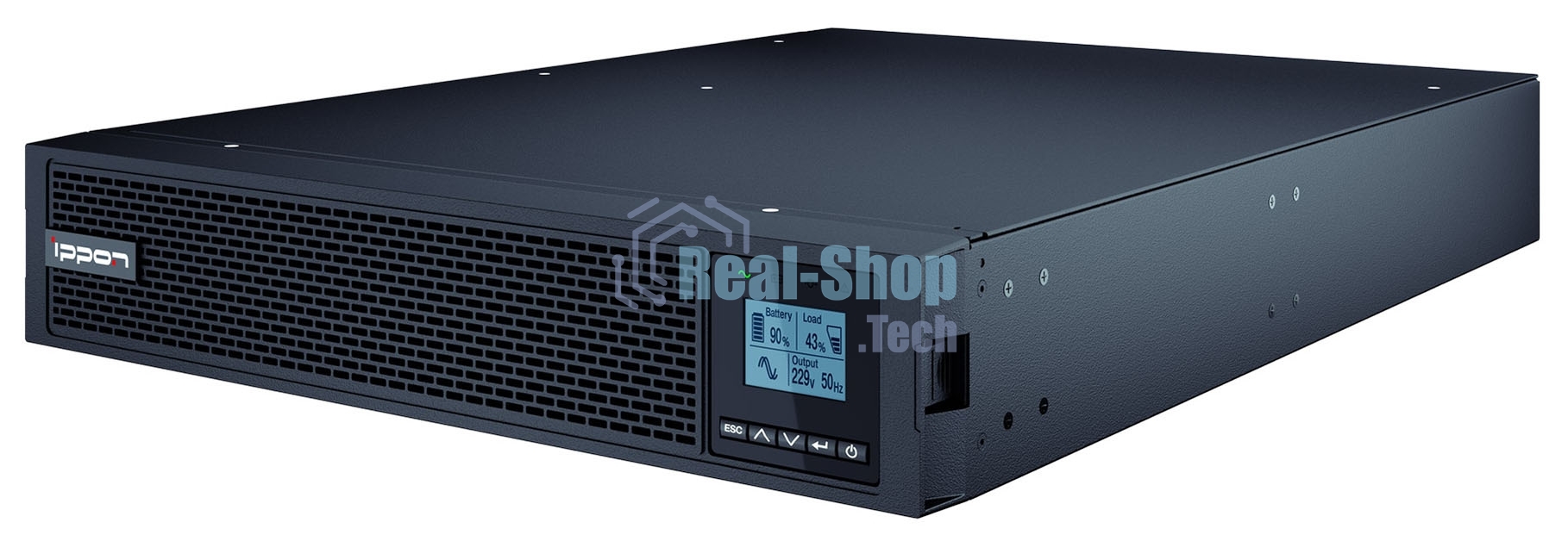 Источник бесперебойного питания Ippon Innova RT II 3000 / 3000 ВА / 3000 Вт / 8 x IEC 320 C13, 1 x IEC 320 С19