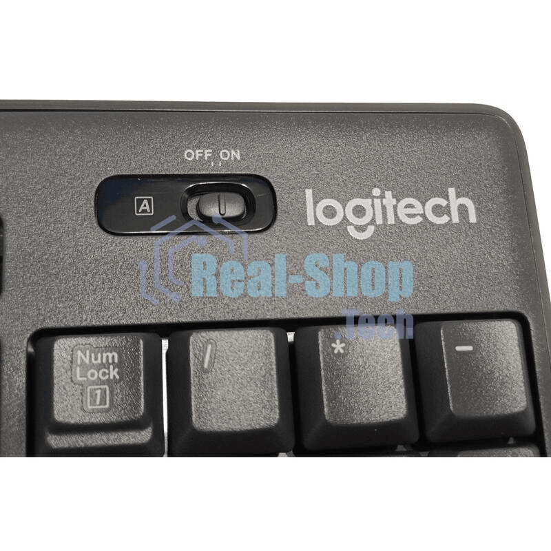 Комплект клавиатура+мышь Logitech MK275 беспроводной, USB, 1000 DPI, голубой/чёрный