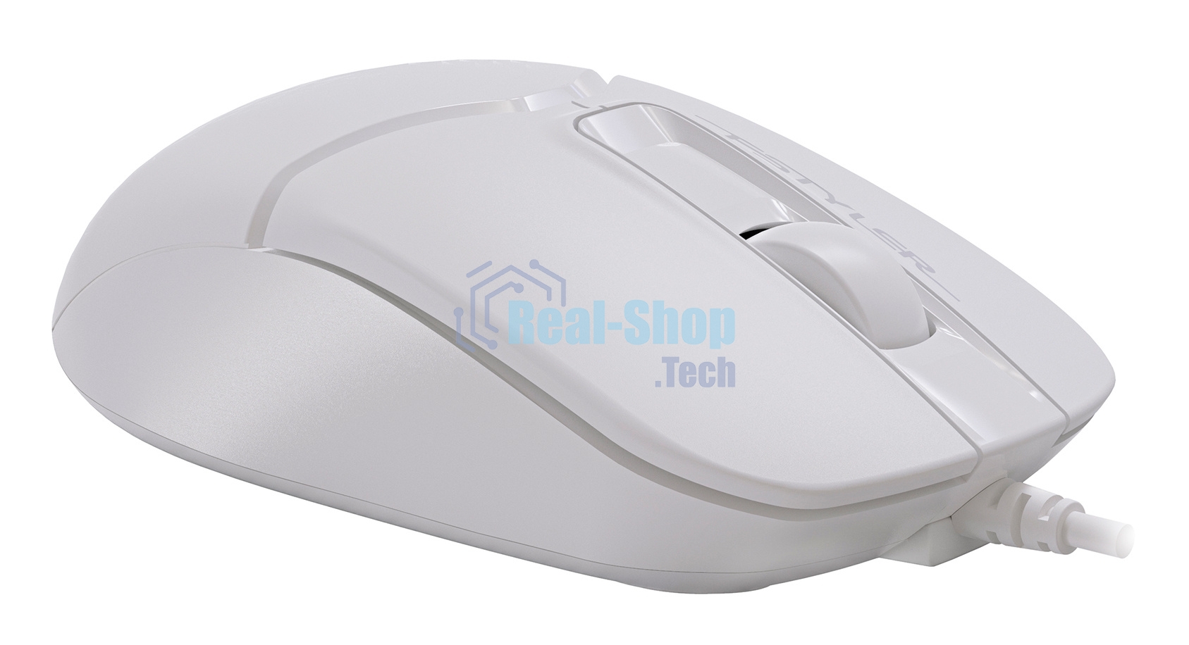 Мышь проводная A4Tech Fstyler FM12 белый, 1200 dpi, USB, кнопки - 3