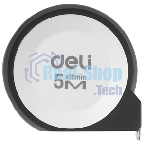 Рулетка Deli Home Series белый H8005A 5м х 19мм, эксклюзивный дизайн