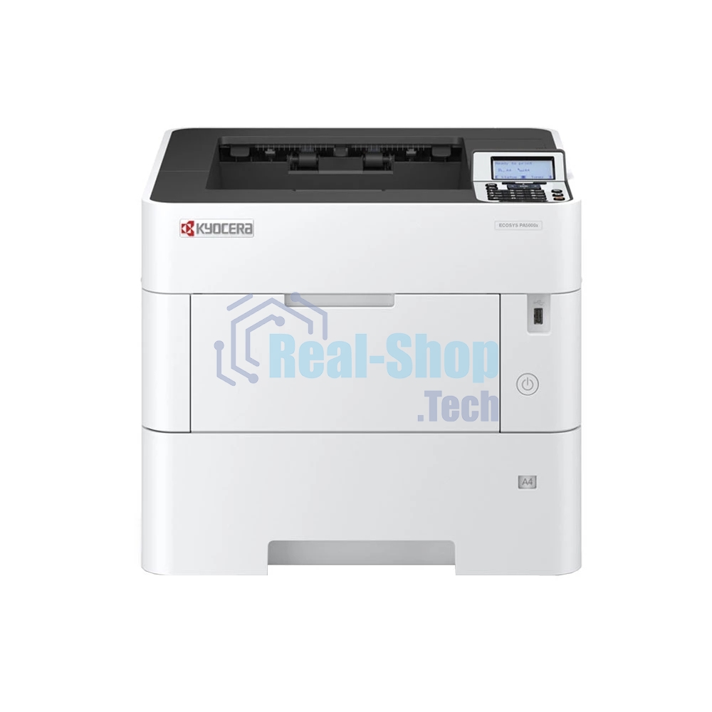 Принтер лазерный Kyocera PA5000x (110C0X3NL0), A4, ч/б, печ. до 50 стр/мин., 1200 x 1200 dpi, USB, RJ-45, Air Print, Mopria