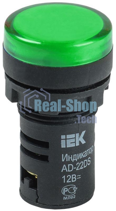 Арматура светосигнальная AD-22DS 230В зел. IEK BLS10-ADDS-230-K06
