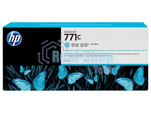 Картридж струйный HP №771C B6Y12A светло-голубой для HP DJ Z6200 (775мл)