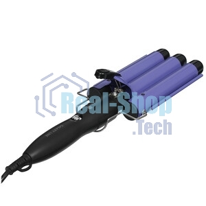 Щипцы для завивки волос Galaxy Line GL 4642 черный/фиолетовый, 25 мм, 200 °C, 1 режим