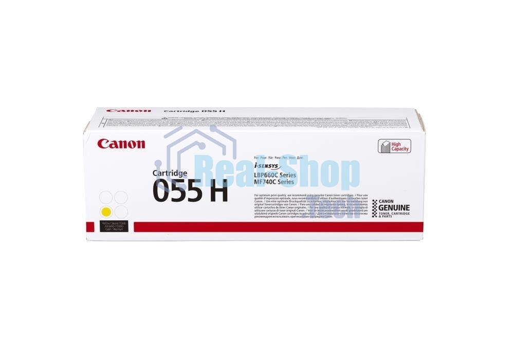 Картридж лазерный Canon 055 H Y (3017C002) желтый (5900 стр.) для Canon i-SENSYS серий MF740, LBP660