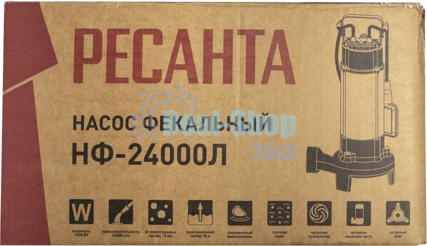 Фекальный насос НФ-24000Л Ресанта