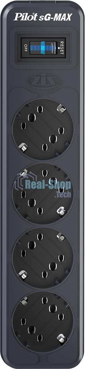 Сетевой фильтр ZIS Company PILOT sG-MAX 3 м, 5 розеток