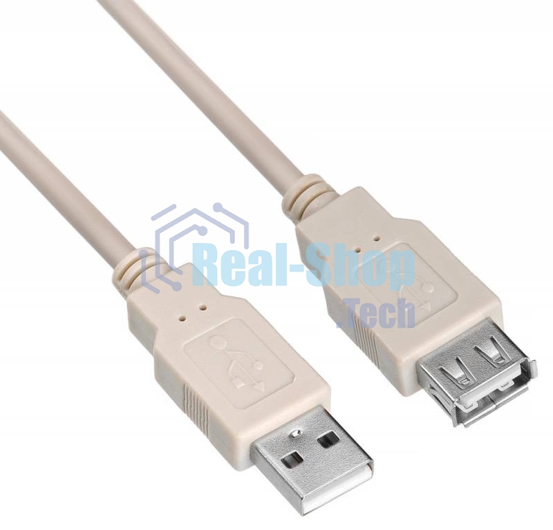 Кабель-удлинитель USB2.0 Buro USB2.0-AM/AF-3 A(m)/A(f) (3м)