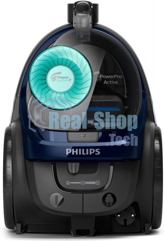 Пылесос Philips FC9573/01 синий/темно-серый, 410/1900 Вт, уборка сухая, пылесборник контейнер 1,5 л