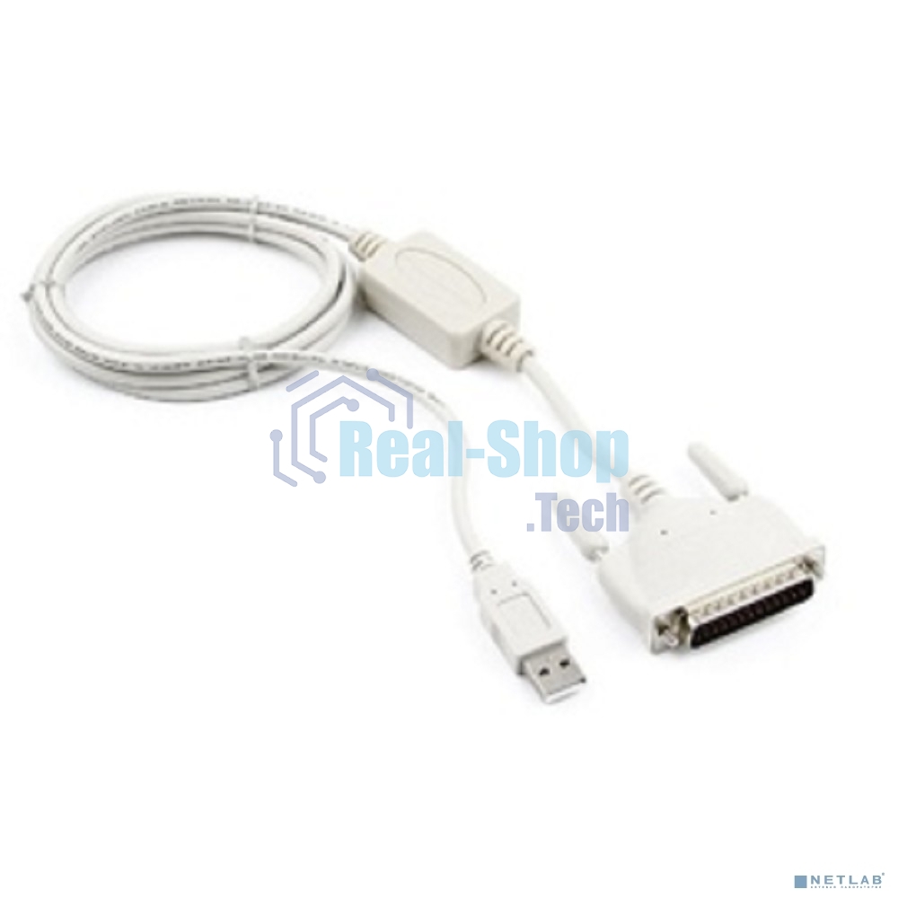 Переходник Gembird Переходник с USB DB25M/AM 1.8m блистер