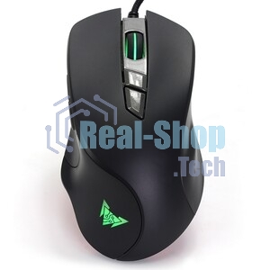 Мышь проводная Crown CMGM-903 черный, 7000 dpi, USB, кнопки - 7