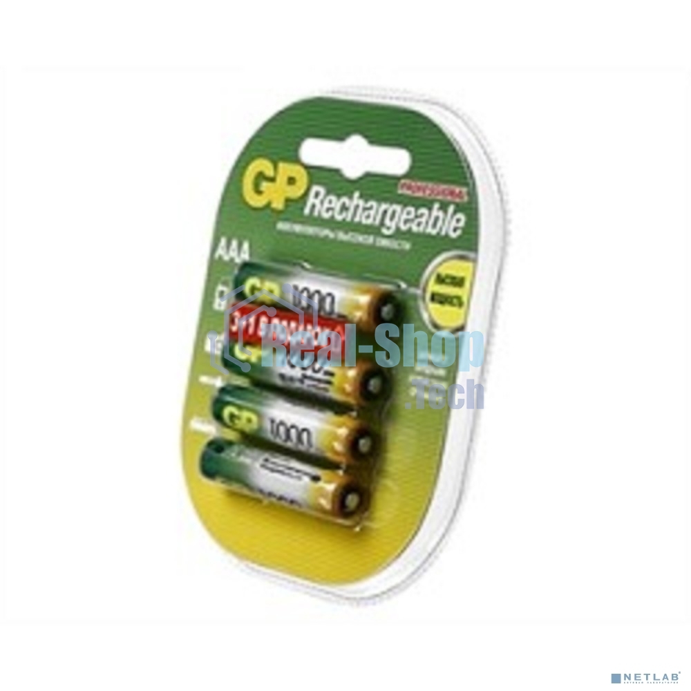 Аккумулятор GP 100AAAHC3/1-2CR4 AAA 1000mAh (3шт +1 шт. в уп-ке)