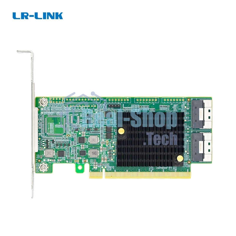 Адаптер для SSD PCIe x16 to Two SlimSAS SFF-8654 8i Retimer Adapter