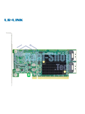 Адаптер для SSD PCIe x16 to Two SlimSAS SFF-8654 8i Retimer Adapter