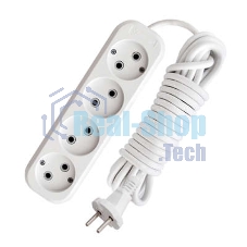 Удлинитель 4х5 м без заземл. 10А IP20 Е-204 АБС-пл. ПВС 2х0.75 UNIVersal 9631969 Удлинитель 4х5 м без заземл. 10А IP20 Е-204 АБС-пл. ПВС 2х0.75 UNIVersal 9631969