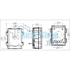 Монтажная коробка Uniview TR-JB12-IN для PTZ камер, 296мм x 244мм x 127мм, 2.5кг Монтажная коробка Uniview TR-JB12-IN для PTZ камер, 296мм x 244мм x 127мм, 2.5кг