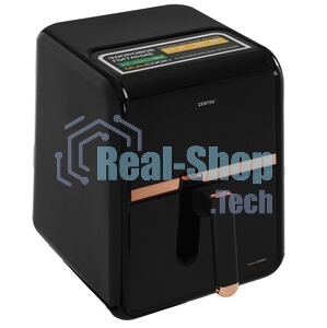 Аэрогриль Centek CT-3102 черный, 1500 Вт, 5 л, сенсор, 8 программ