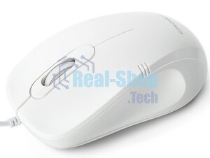Мышь проводная Crown CMM-502 белый, 1000 dpi, USB, кнопки - 3