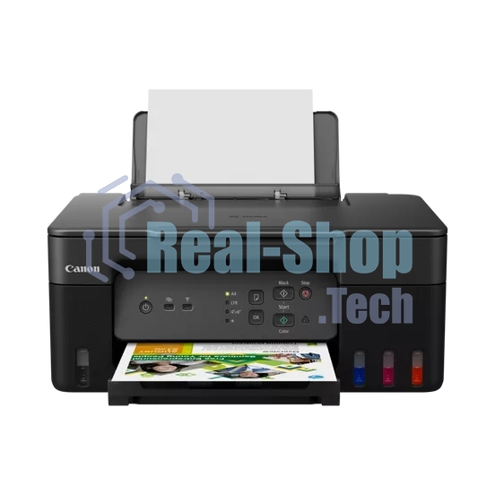 МФУ струйное Canon PIXMA G3430 (5989C009), A4, цветное, печ. 11 стр/мин. (ч/б) 6 стр/мин. (цвет), скан. до 3.16 стр/мин., 4800 x 1200 dpi (печать) 600x1200dpi (скан.), USB, Wi-Fi, Air Print, Mopria
