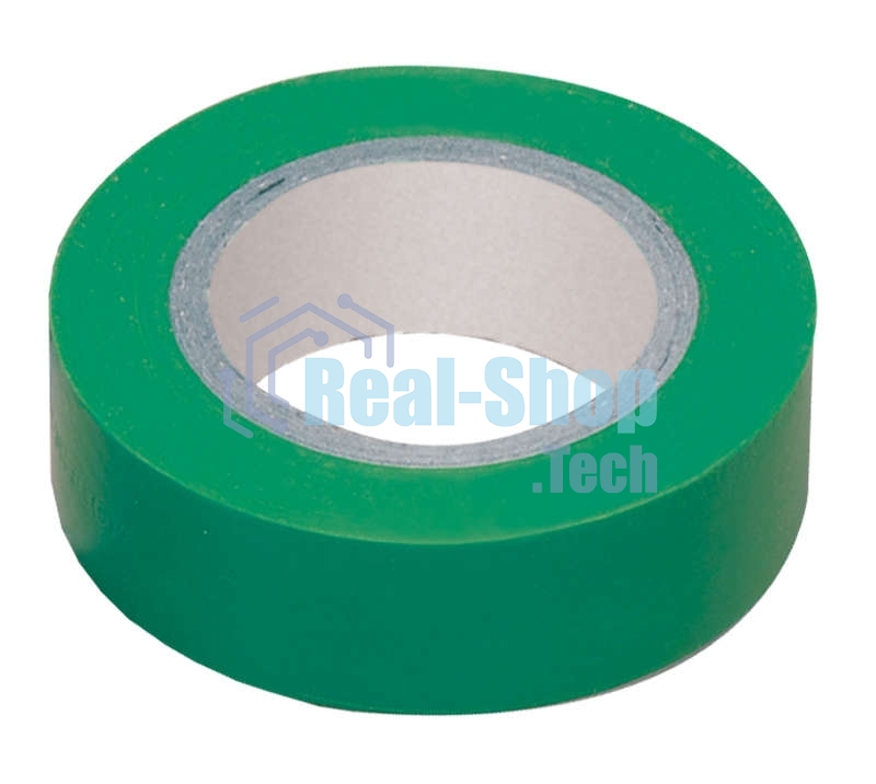 Изолента ПВХ 15 мм (рул. 20м) OIT-B15-20/G зел. ОНЛАЙТ 71680
