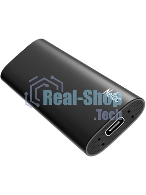 Внешний SSD Netac Z SLIM, 2TB, USB 3.2 Gen 2 Type-C, R/W 550/480, черный