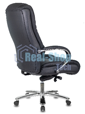 Кресло Бюрократ T-9925SL/BLACK черный, кожа
