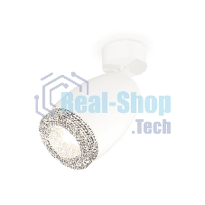 Комплект поворотного светильника Ambrella light XM1122002 SWH/CL белый песок/прозрачный MR16 GU5.3 (A2202, C1122, N7191)