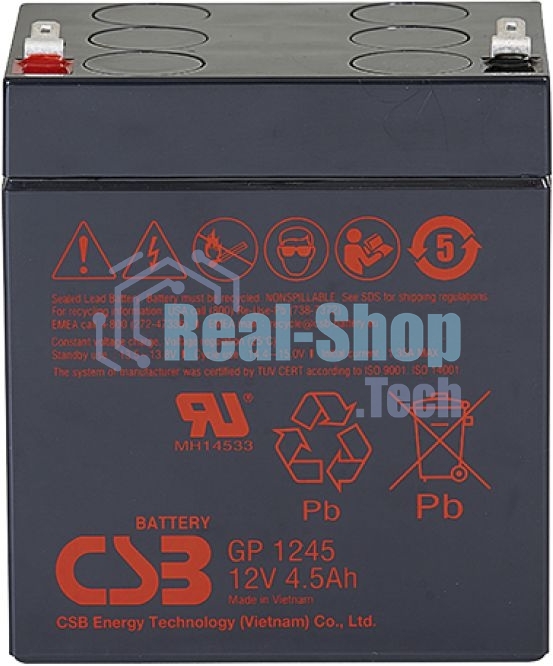 Батарея для ИБП CSB GP 1245 (12V, 4.5Ah) клемма F1