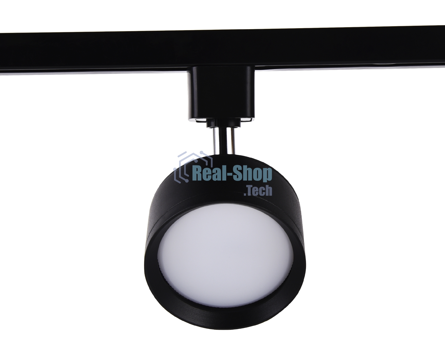 Трековый однофазный светильник Ambrella light GL5357 BK черный GX53 max 12W