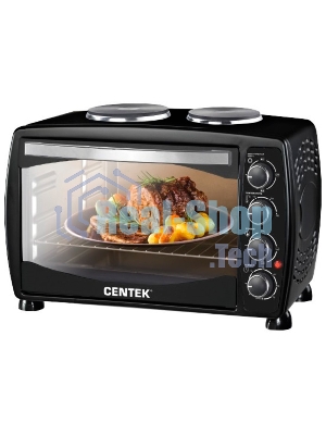 Мини-печь Centek CT-1531-42 CONVECTION (черн) 42л 1600Вт, 5 режимов, конвекция