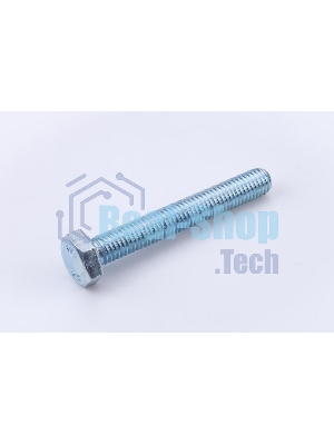 Болт М10х30 с шестигранной головкой цинк. DIN 933 (уп. 40 шт) класс прочности 5.8. пакет СТРОЙМЕТИЗ UTORM3012038