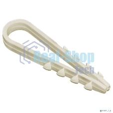 Дюбель-хомут Fortisflex ДХ 19-25 нейлон белый (уп. 100 шт)