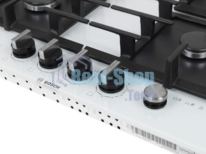 Газовая варочная поверхность Bosch PPP6A2I40R, 4 конфорки, закаленное стекло, 7500 Вт