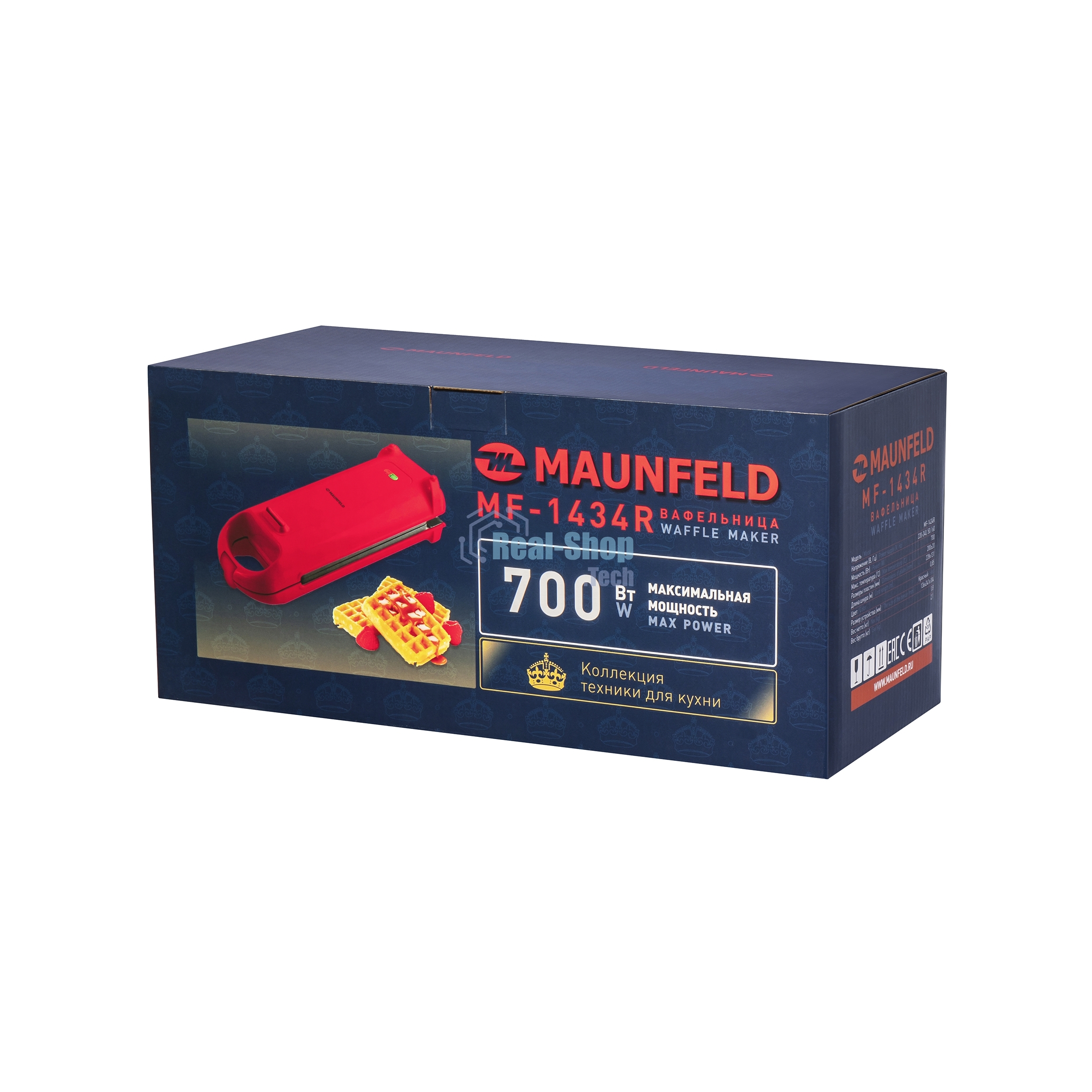 Вафельница Maunfeld MF-1434R