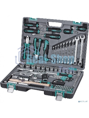 Набор инструментов Stels 141111/2'' 1/4'' CrV пластиковый кейс  98 предм.
